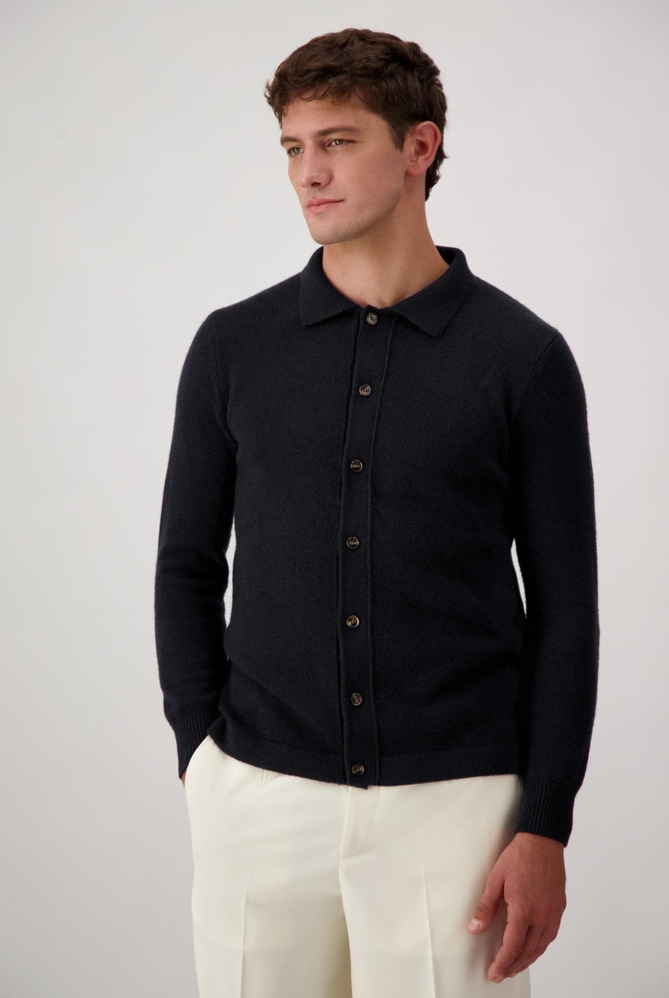 Cardigan Mcllroy In Lana E Cashmere - autore - au Maglioni