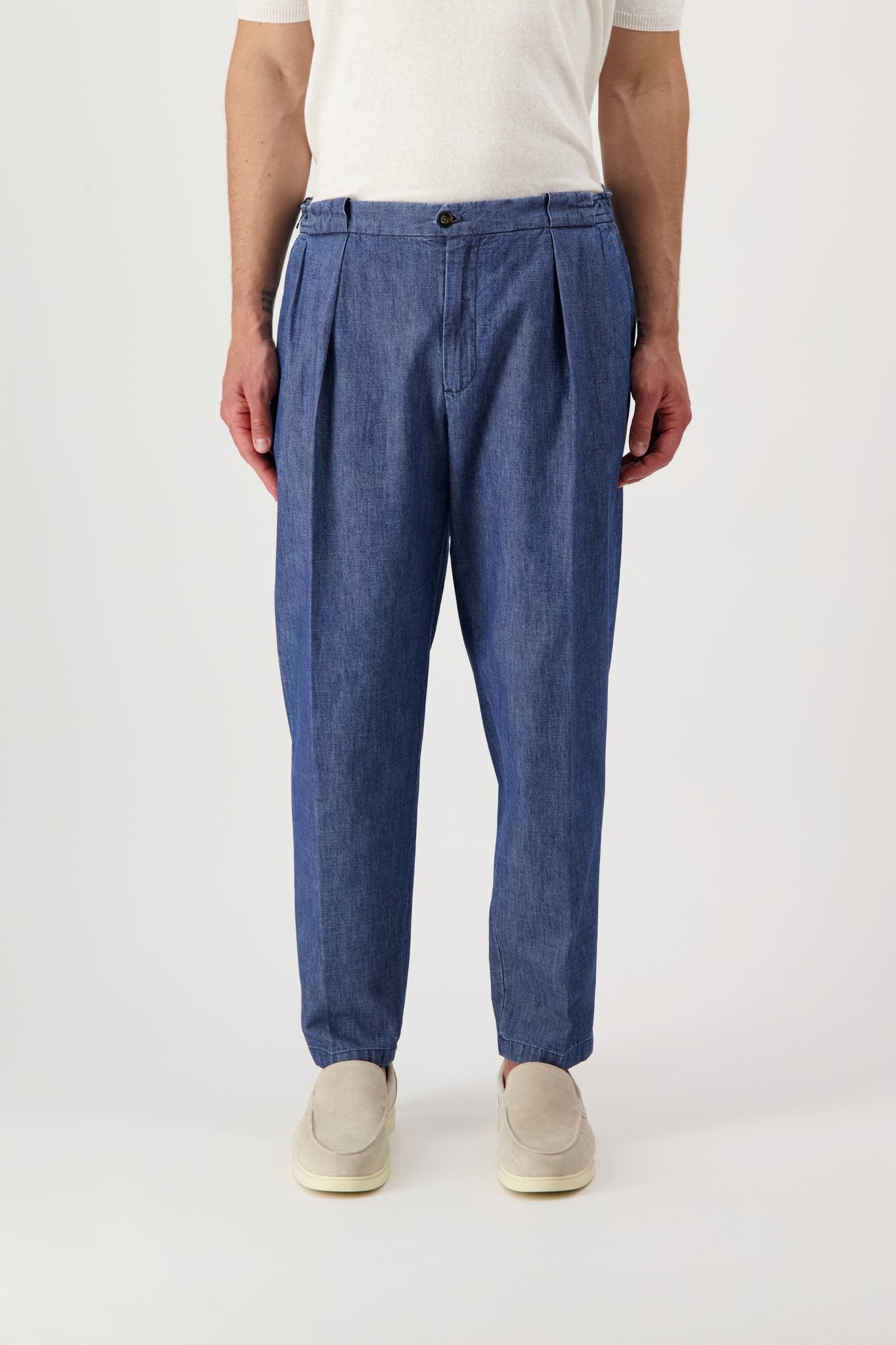 Pantalone Cortès in Denim - autore - au Pantaloni
