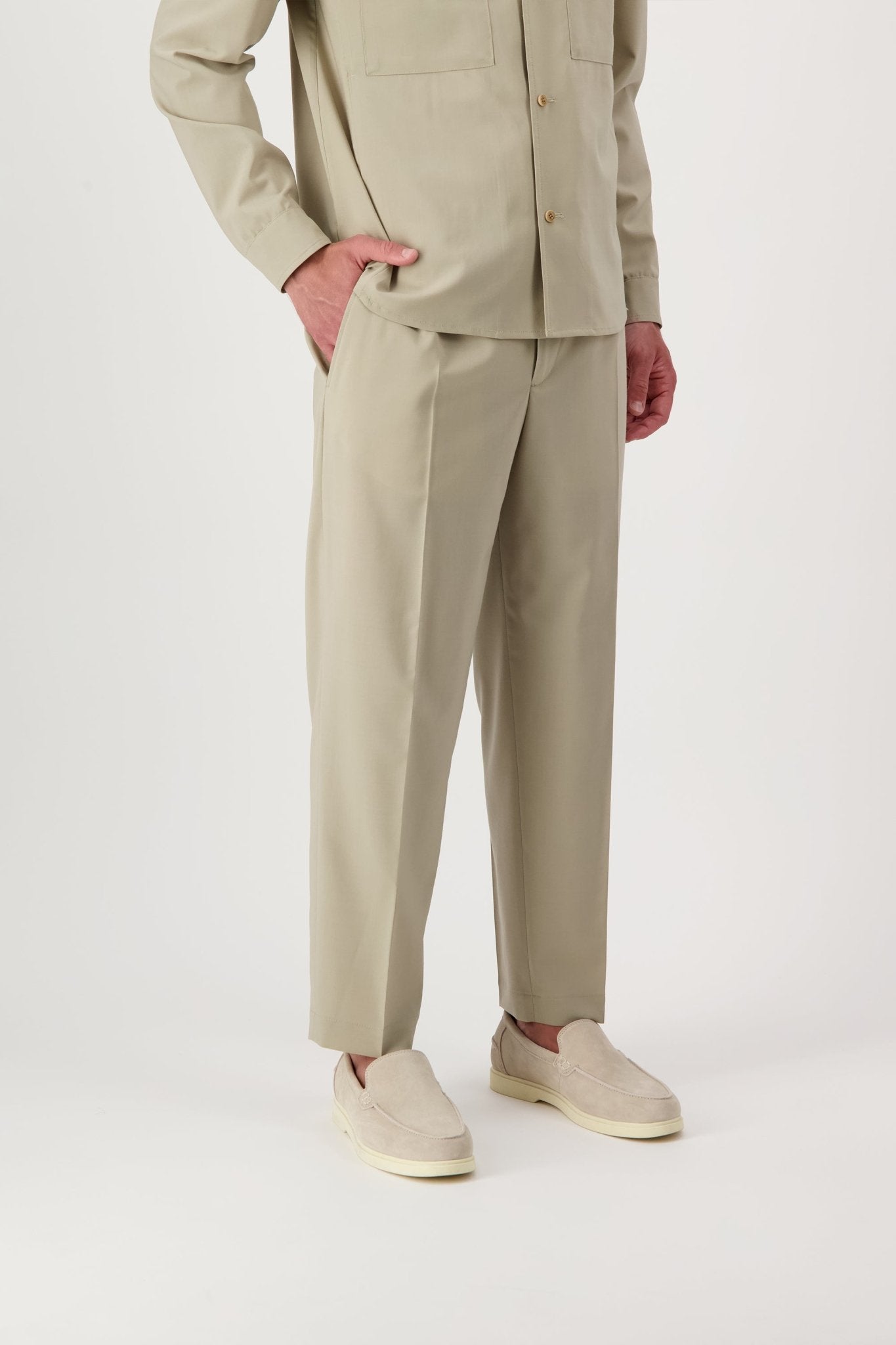 Pantalone Livingstone in Lana Vergine - autore - au Pantaloni