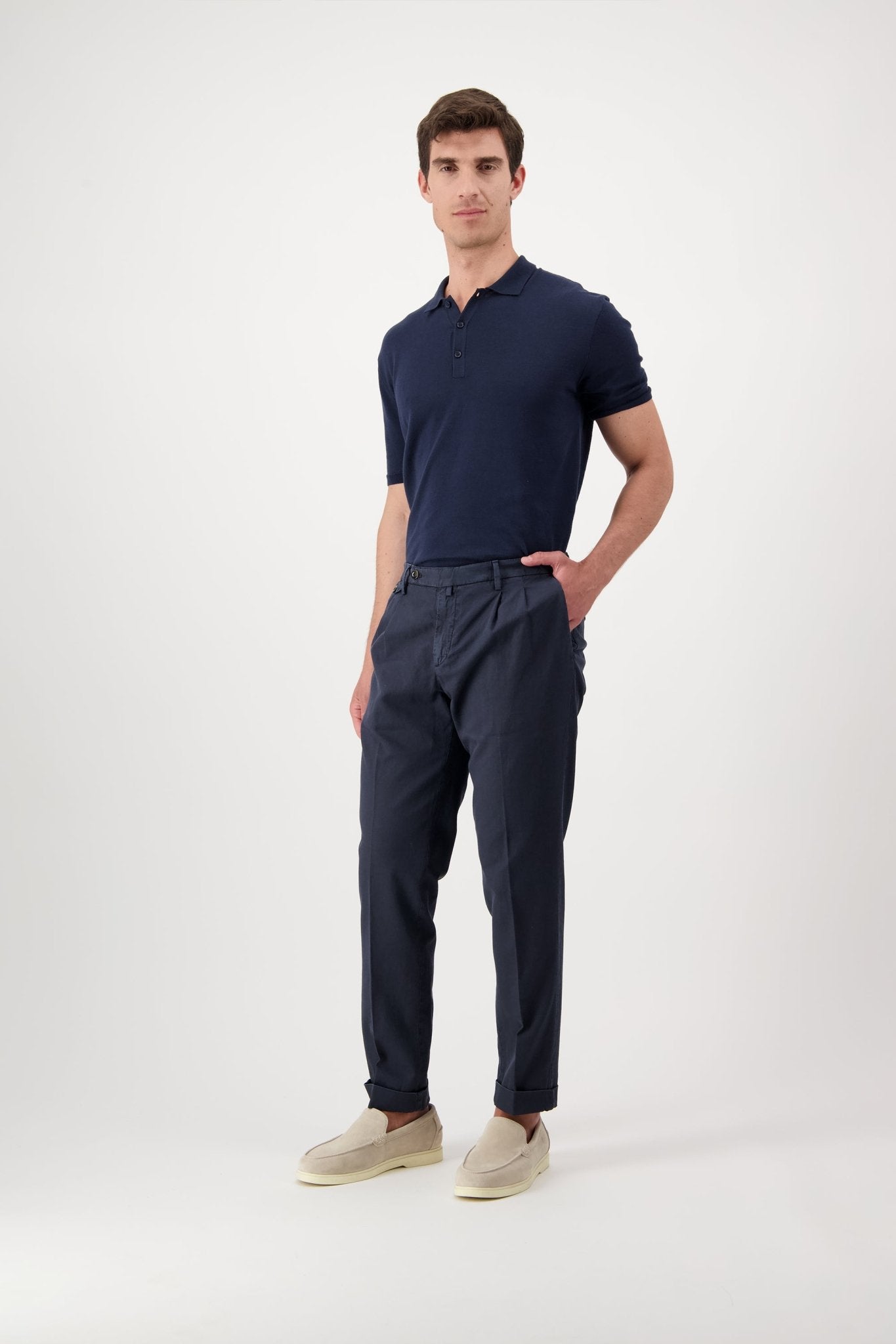 Pantaloni Grant in Cotone e Lino - autore - au Pantaloni
