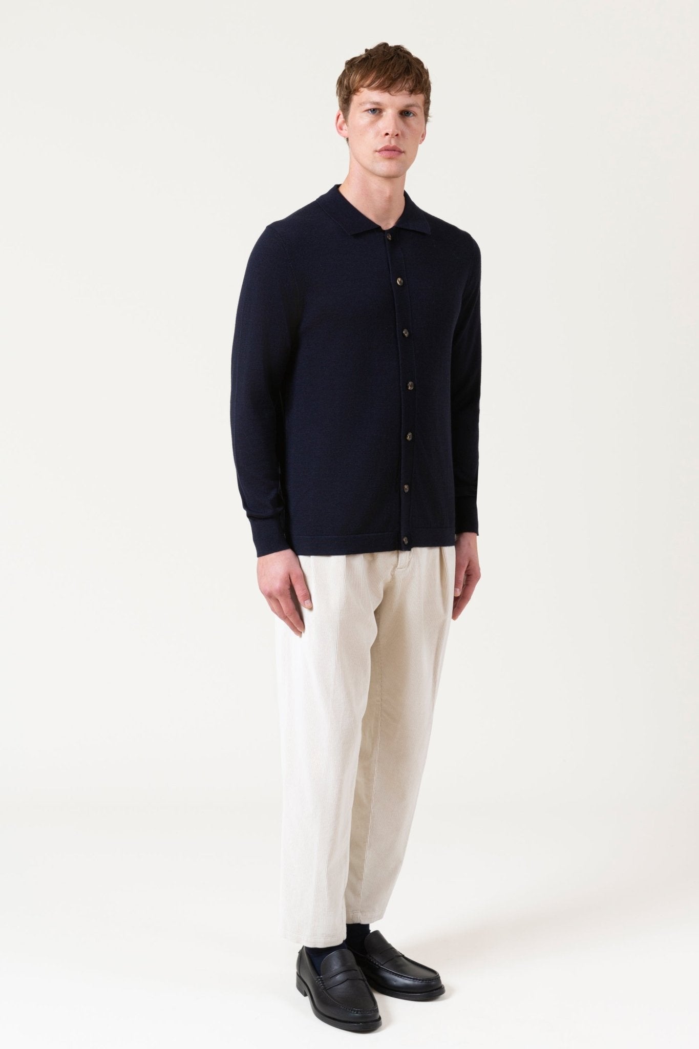 Cardigan Freeman In Lana Merino - autore - au Maglioni