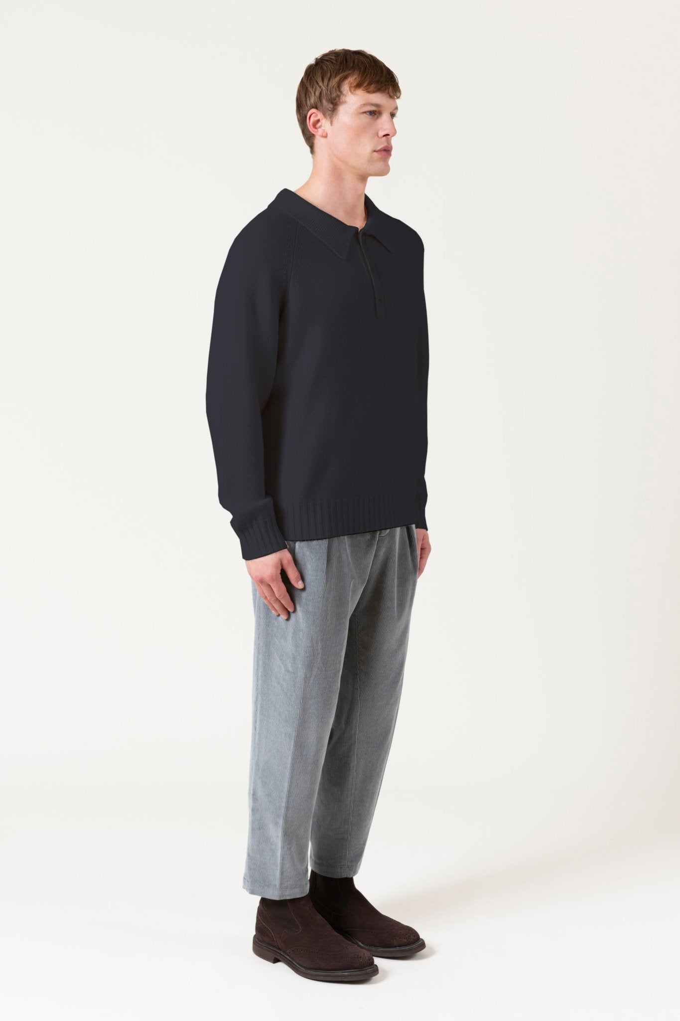 Maglia Polo Burton In Lana E Cashmere - autore - au Maglioni