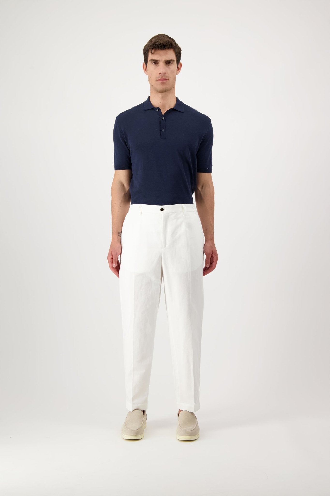 Pantalone Livingstone in Cotone e Lino - autore - au Pantaloni