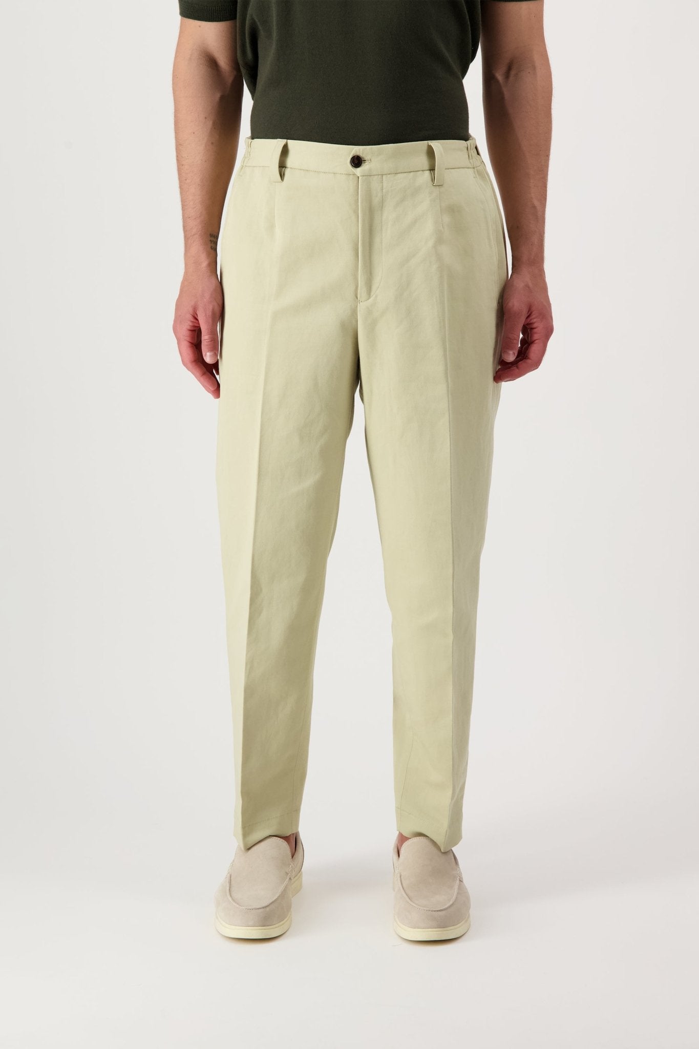 Pantalone Livingstone in Cotone e Lino - autore - au Pantaloni