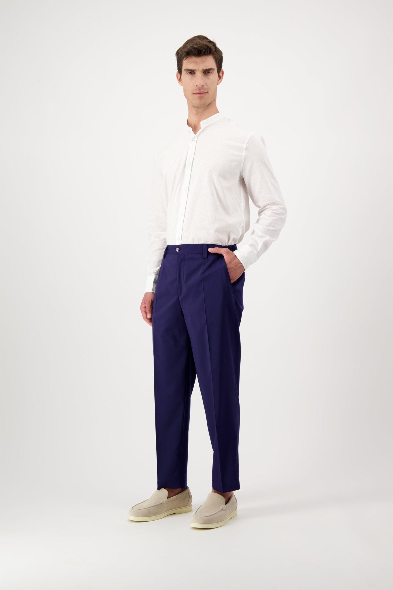 Pantalone Livingstone in Lana Vergine - autore - au Pantaloni