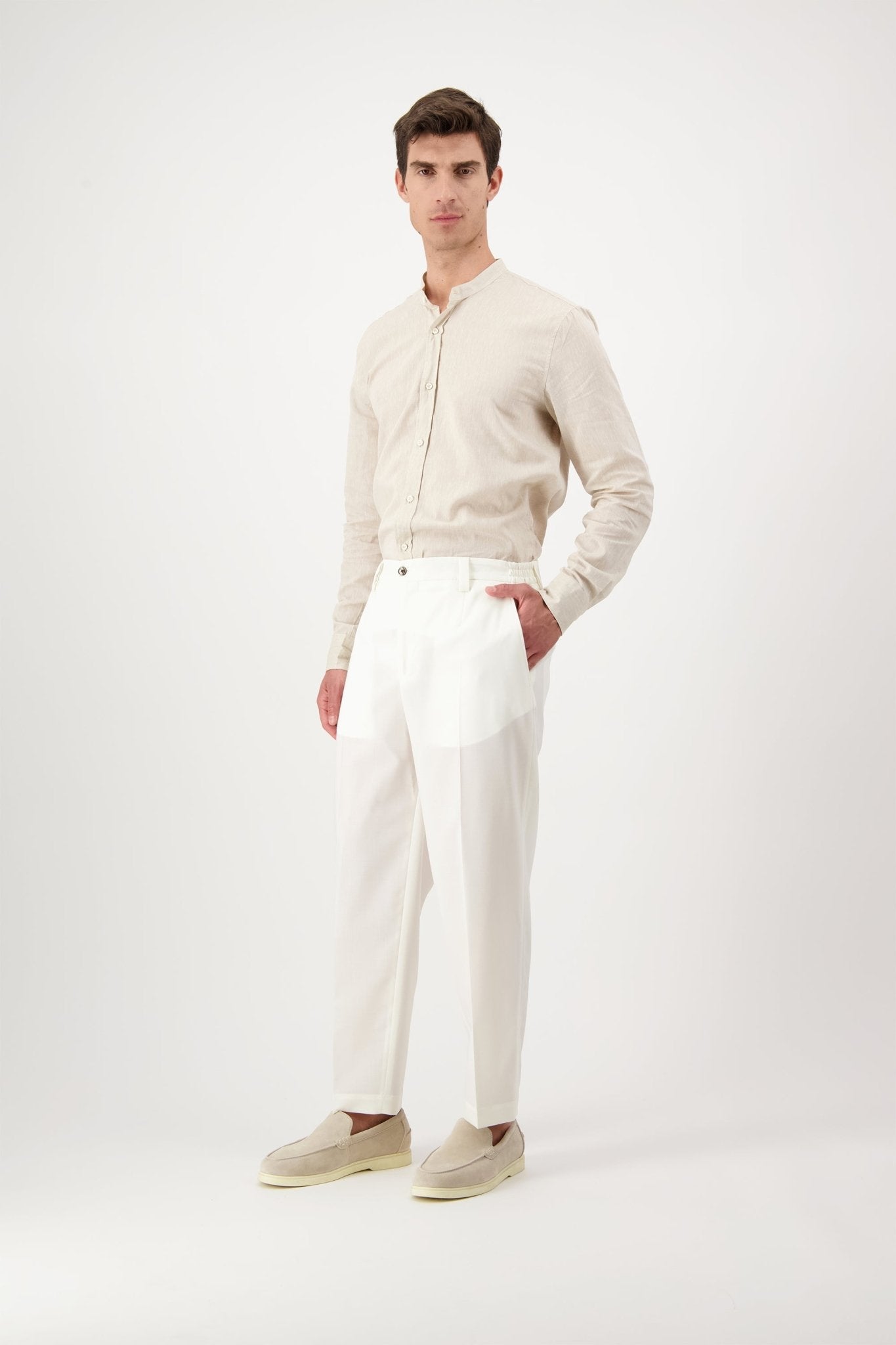 Pantalone Livingstone in Lana Vergine - autore - au Pantaloni