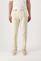 Pantaloni Grant In Cotone e Lino - autore - au Pantaloni