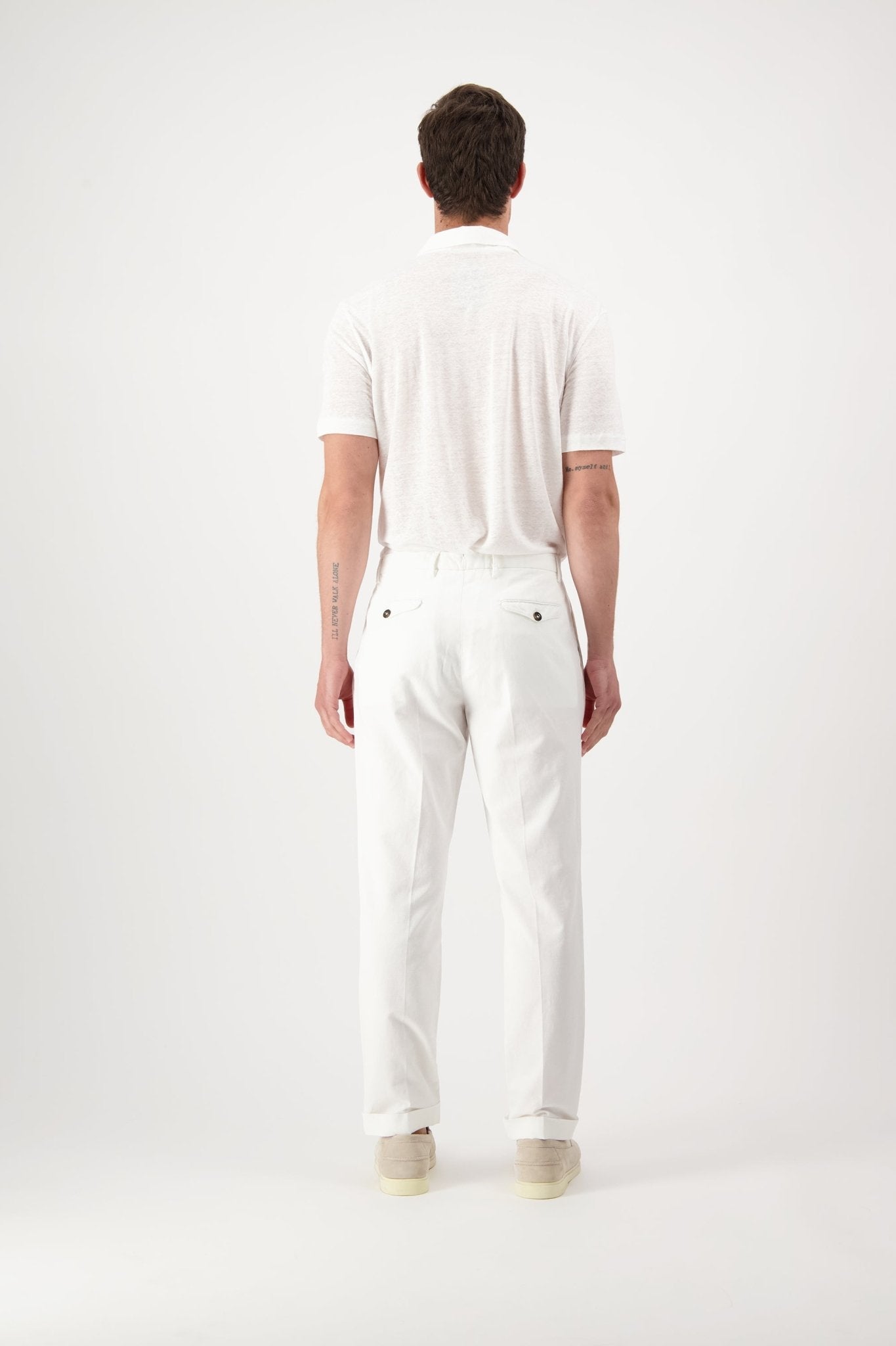 Pantaloni Grant in Cotone e Lino - autore - au Pantaloni